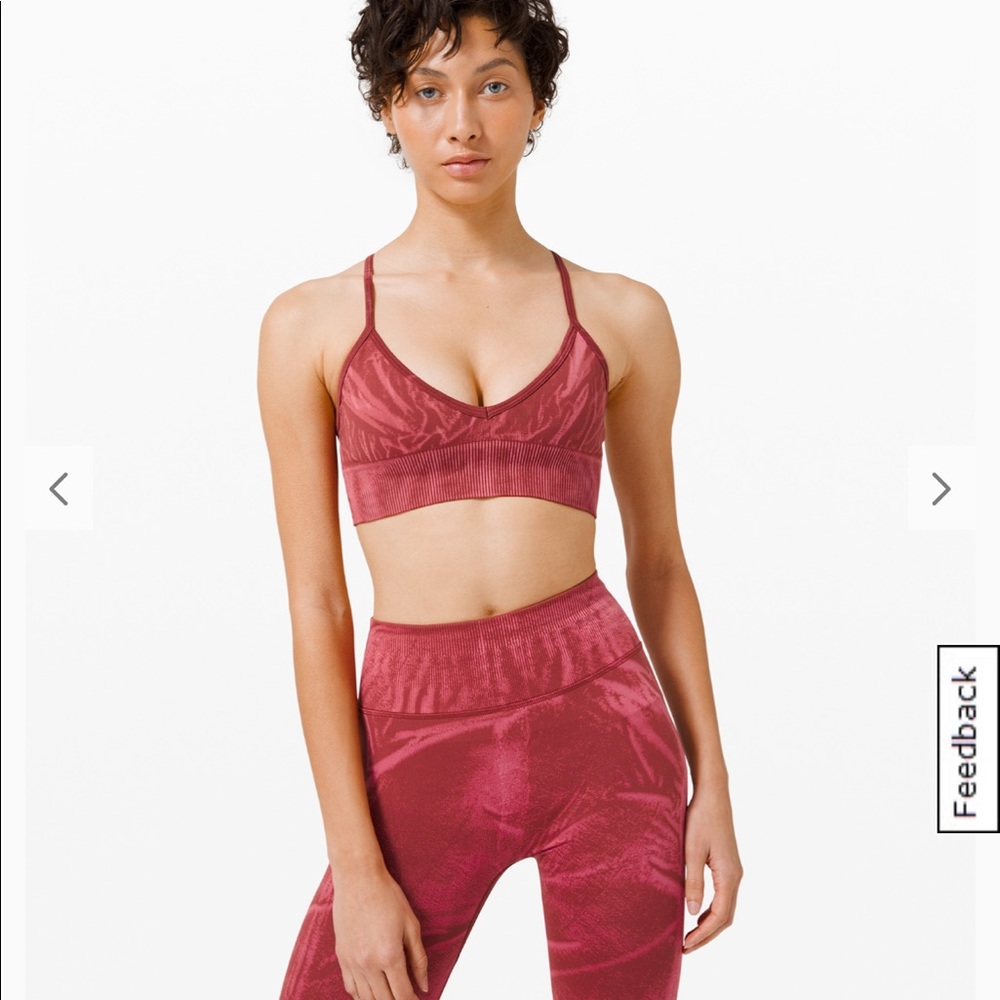 NWOT Lululemon Ebb To Street II Bralette
